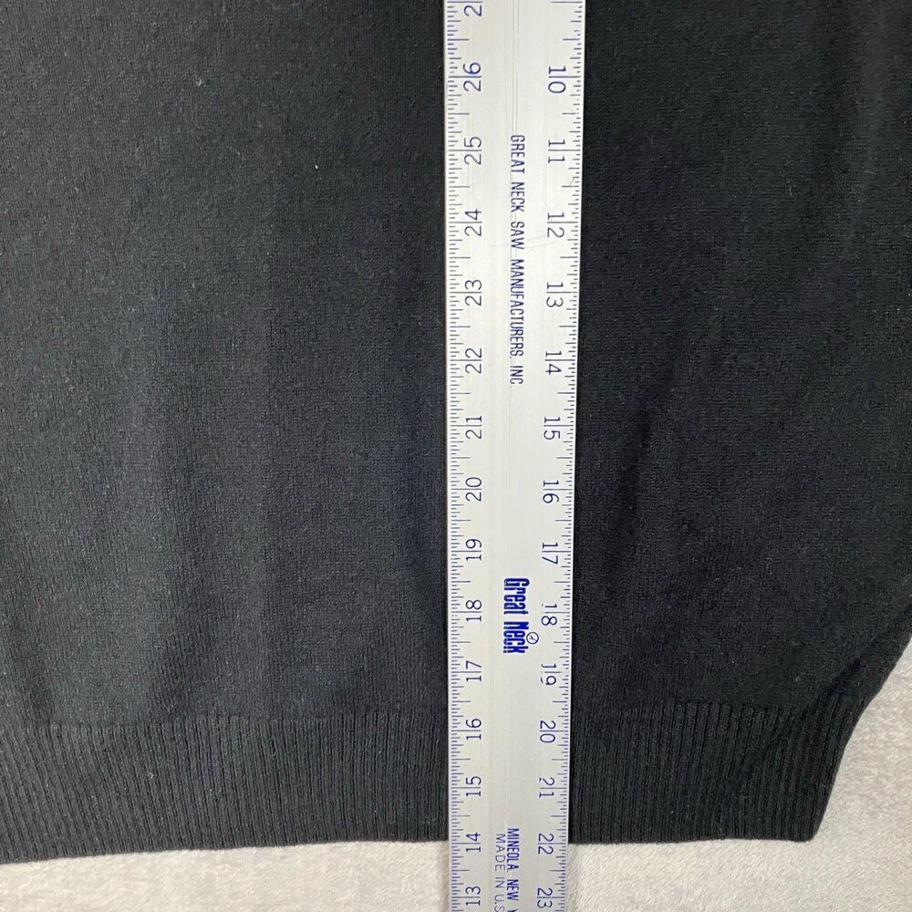 J Crew Cashmere Blouson Sweater Womens XS Black Sleeve Crewneck Relaxed CT389 - Picture 4 of 12